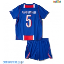 Camisa de time de futebol Paris Saint-Germain Marquinhos #5 Replicas 1º Equipamento Infantil 2026-27 Manga Curta (+ Calças curtas)